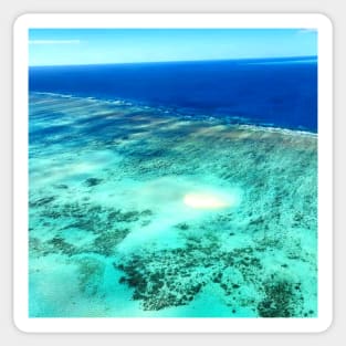 Great Barrier Reef Panoramic View Sticker